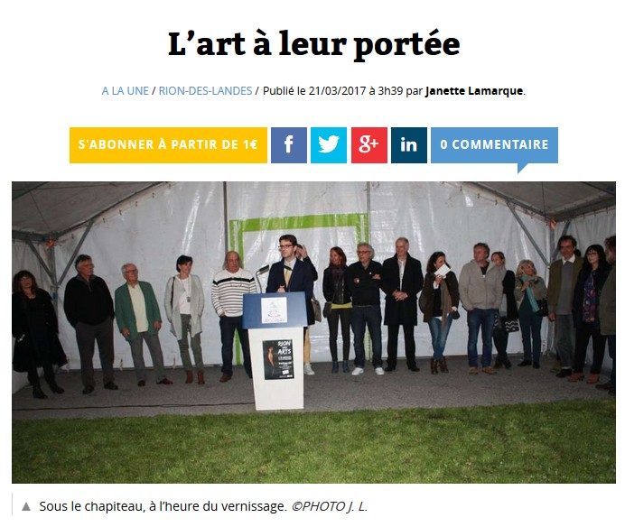 Rion des arts 2017